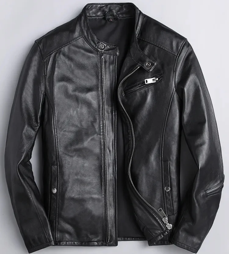 

YR! Бесплатная доставка. Outlet. Недорогая натуральная куртка. Качественное мягкое тонкое пальто из овчины. Кожаная ткань, кожаный жакет