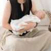 Kangobaby #My Soft Life# New Bamboo Cotton Baby Muslin Swaddle Blanket Breathable Newborn Wrap Infant Bath Towel 120x110cm 6