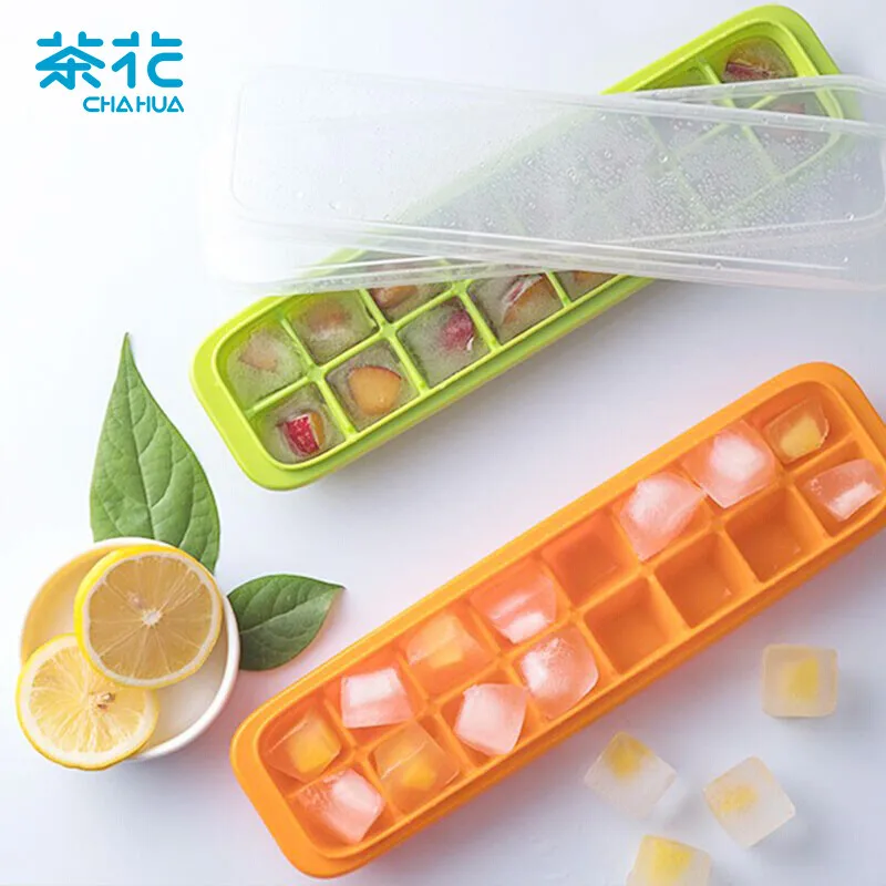 

CHAHUA Ice Block Press Mold Refrigerator Square Grid Storage Box Kitchen Tools