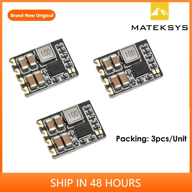 

3 шт., понижающий модуль регулятора MATEKSYS Micro BEC от 6 до 30 В до 5 В 9V-ADJ