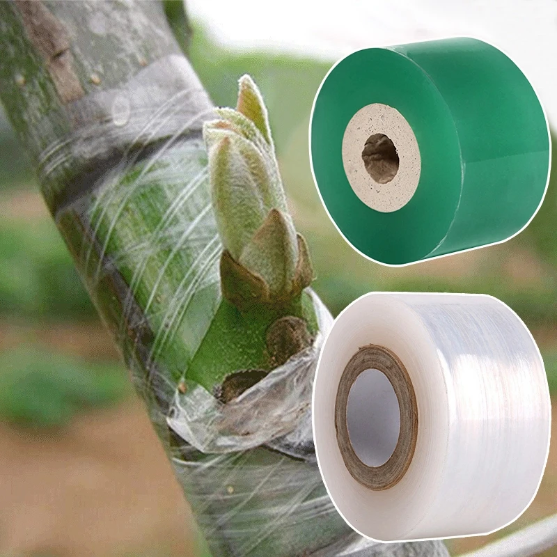 Grafting Tape Film PE Grafting Self-adhesive Garden Seedling Vine Transparent Nursery Plant Tape Plant Accessories 2/3/4/5cm For Grafting Tape