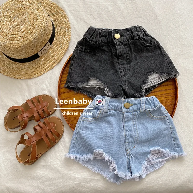 Baby Girls Denim Shorts Summer Jeans Pants Kids Children Casual Clothes
