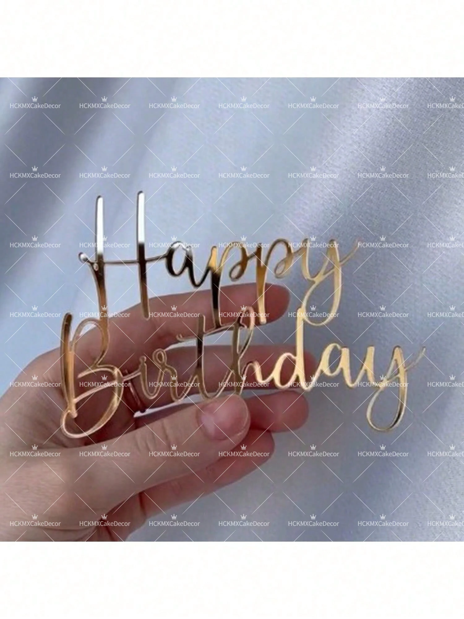 3-teiliges Happy Birthday Tortendekor-Set Geburtstagstorten-Dekorationen für Kinder und Erwachsene Happy Birthday Tortenstecker für Backwaren – Detail 4