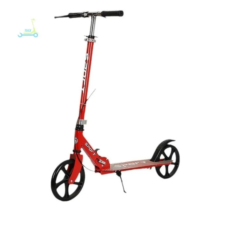 New Two Wheel Scooter Foldable For Youth And Audlt Large Wheels For Convenient And Fast Go Out Good Loadbearing Capacity