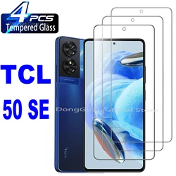 Premium Tempered Glass Screen Protector Film (2/4 Pack) for 2 pieces (TCL 50 SE)