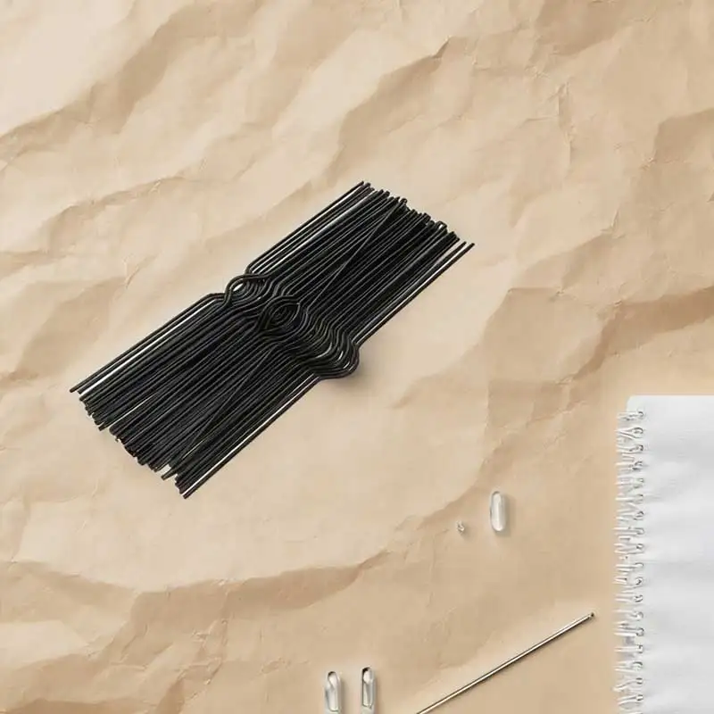 100Pcs 10cm 달력 걸이 와이어 걸이 더블 코일 바인딩 사진 앨범 포스터 주최자 달력 바인더 사진 앨범 걸이