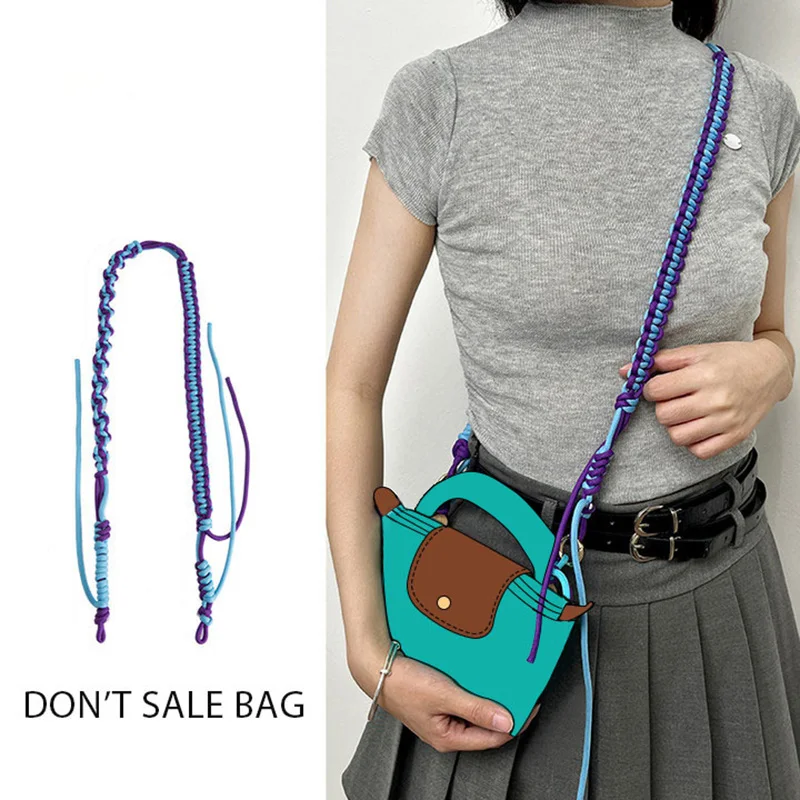 Bag Hand Made Woven Shoulder Strap For Longchamp Mini Bag Transformation Messenger Bag Suitable For All Kinds Of Bags
