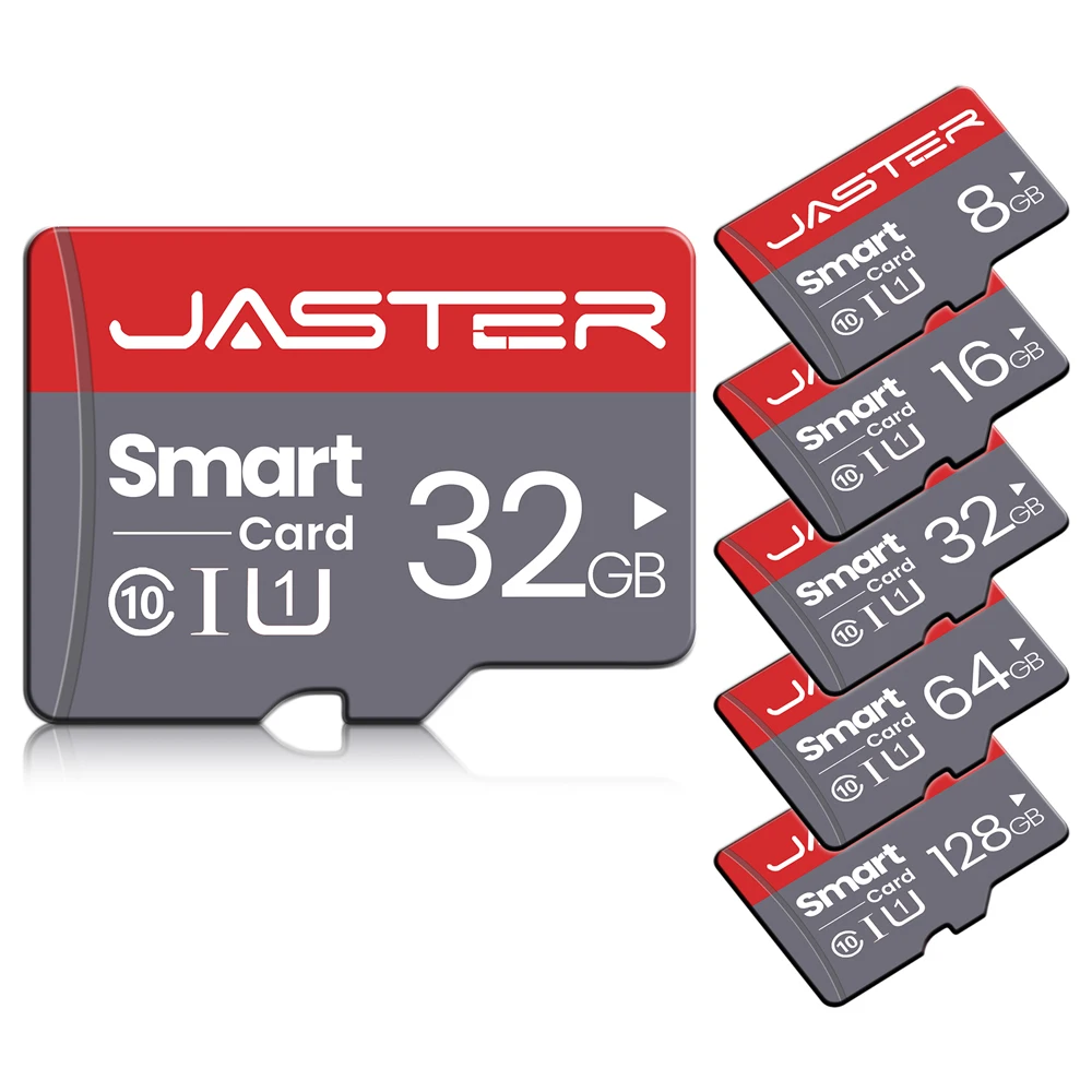 JASTER Memory Card SD Class 10, High Speed TF Card Actual Capacity, 128GB 64GB 32GB 16GB 8GB, 100 PCS Lot - Image 2
