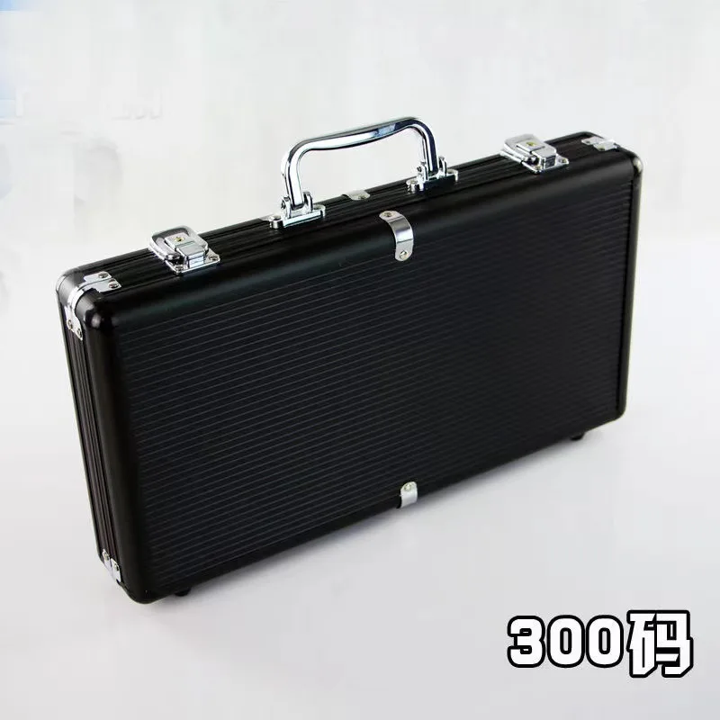 Aluminum Alloy300Black Rounded Corner Chip Box Entertainment Chip Packaging Box Portable Handheld In Stock
