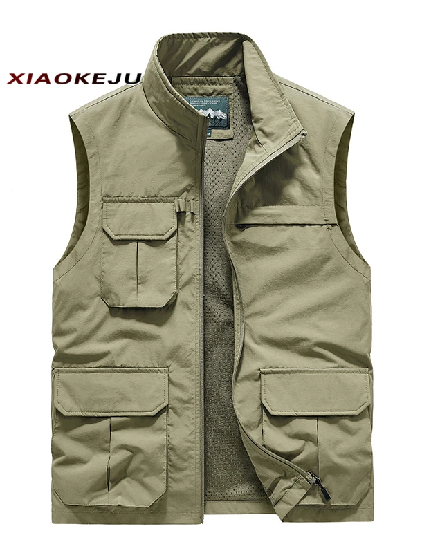 for Tactical Vest Men Spring Military Men's Pockets Multi-pocket Work Summer Hunting Sleeveless Clothing Free Shipping Jacket