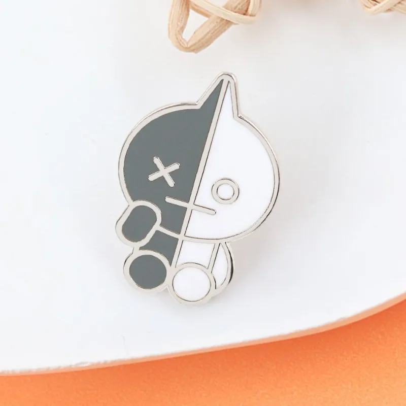 BT21 Tata Colorful Anime Cartoon Brooch - Creative Schoolbag & Clothing Accessory