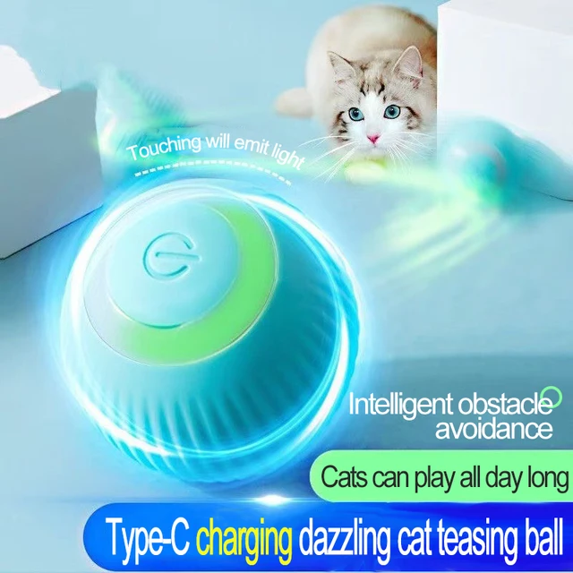 Interactive Cat Ball Automatic Cat Toy Indoor Cat Toy Electric Games Pet Products MWJ01 2