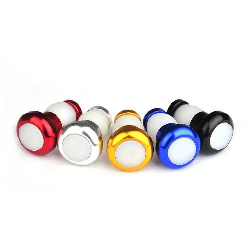

Safety Cycling Bike Turn Signal, Handle Bar End Plug, LED Red Light Lamp, Magnetic Handle Light, XR-Hot, 1 Pair