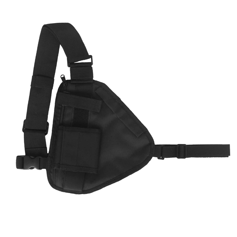 

New Vest Bag Men Chest Rig Bag Streetwear One Shoulder Tactical- Functional Buckle Vest Unisex Hip-Hop Crossbody Pouch Practical