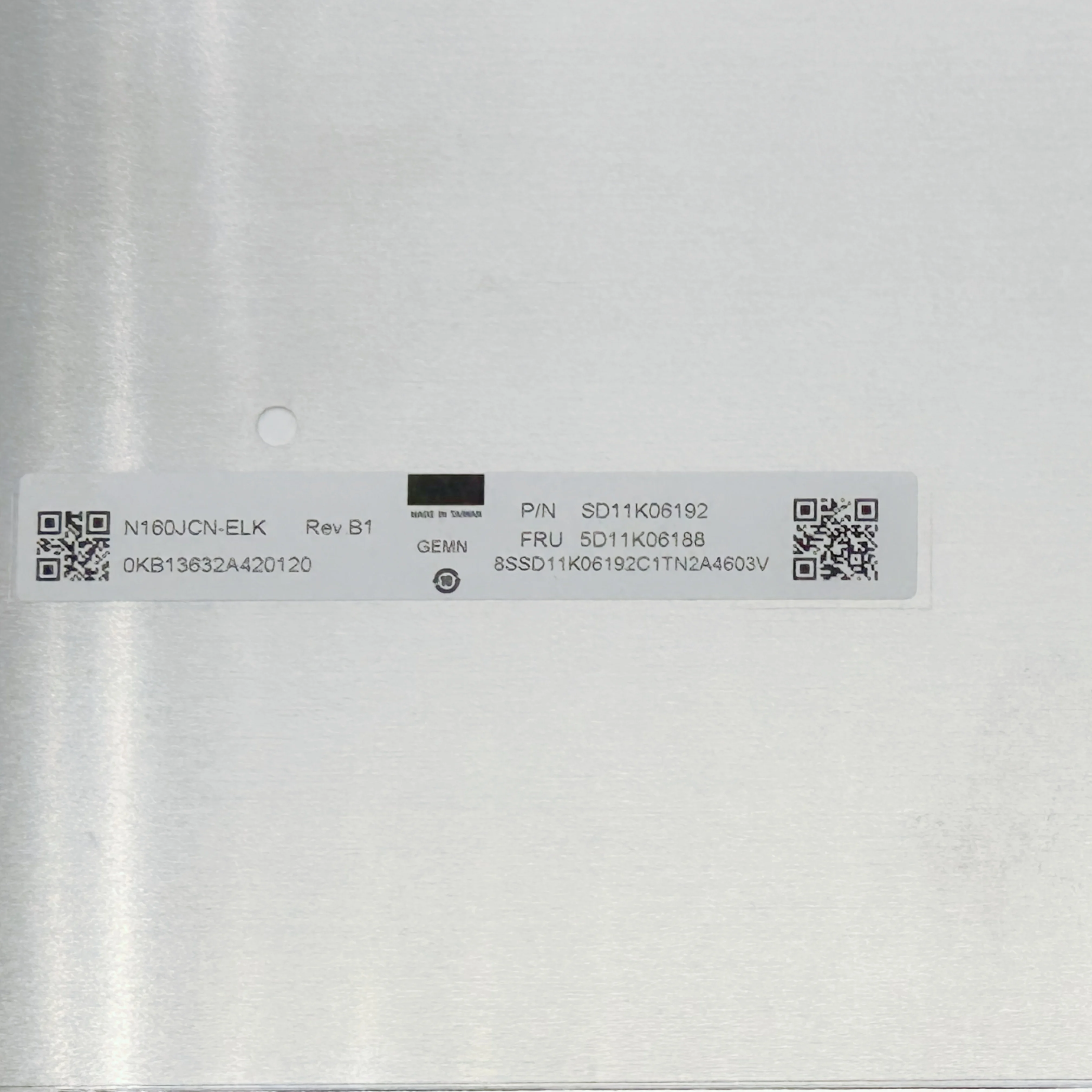 

N160JCN-ELK 16,0 "IPS 1920x1200 40-контактный ЖК-экран для ноутбука