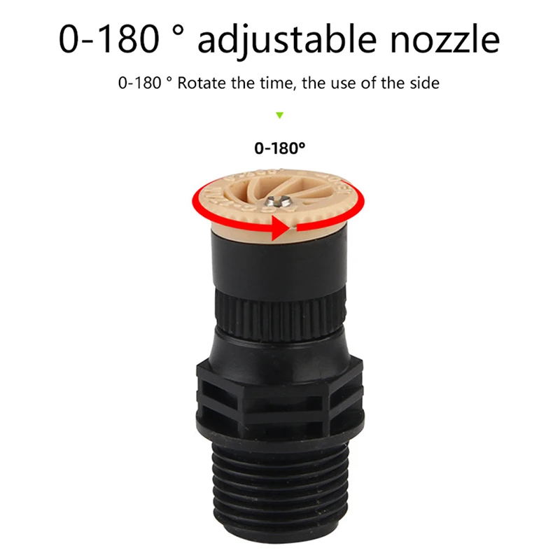

Male Thread Scattering Nozzle Garden Lawn Irrigation Sprinkler Greenhouse Park Greening Watering Tool