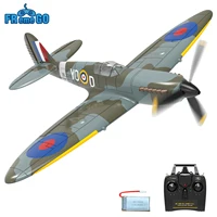 Volantex New Spitfire RC Plane EPP 400mm Wingspan RC Fighter One Key Aerobatic 2.4G 4CH RTF Warbird Plane 1