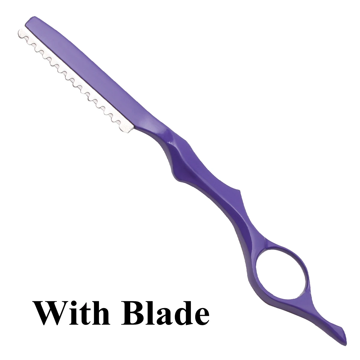 17.5 سنتيمتر 1 قطعة شفرات الحلاقة ترقق مع شفرة الطيران الألومنيوم المهنية الحلاق شفرات حلاقة شفرات الشعر مقص الشعر سكين C6100 #