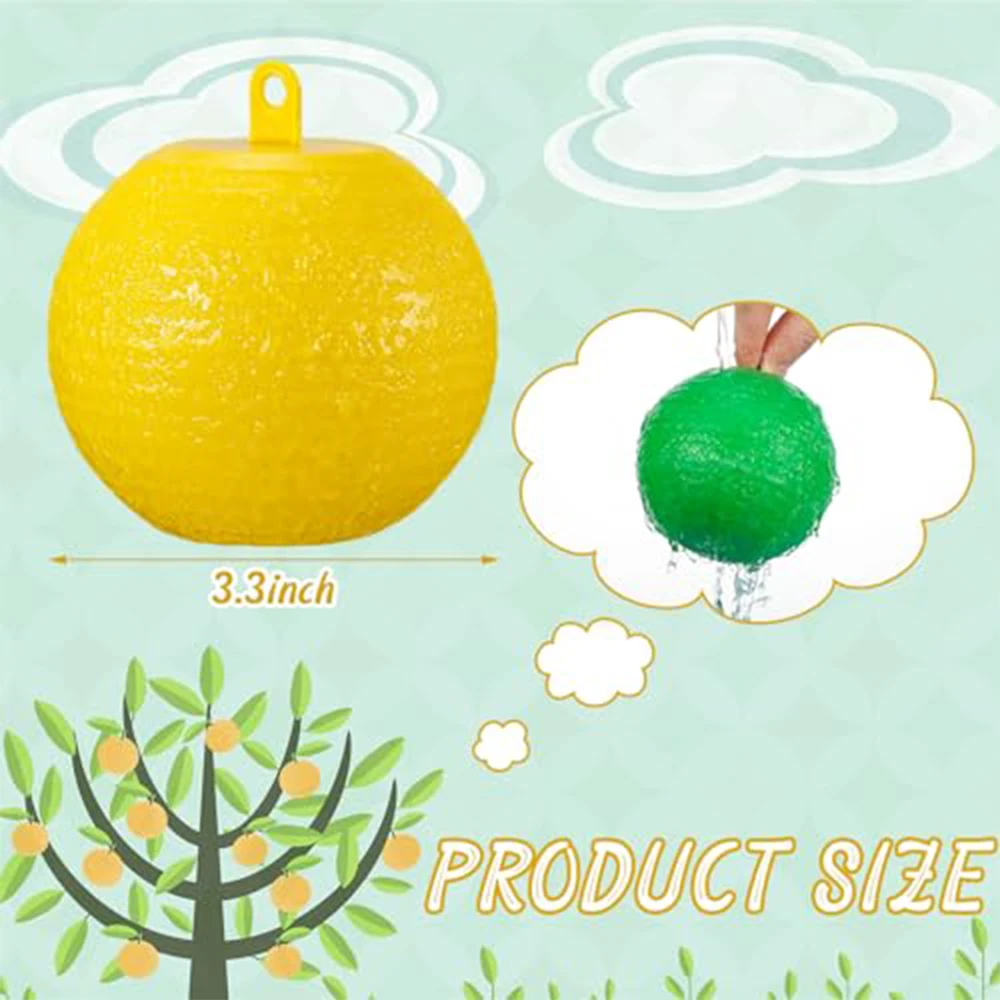 8cm Hanging Ball Fruit Fly Traps for Indoor Outdoor