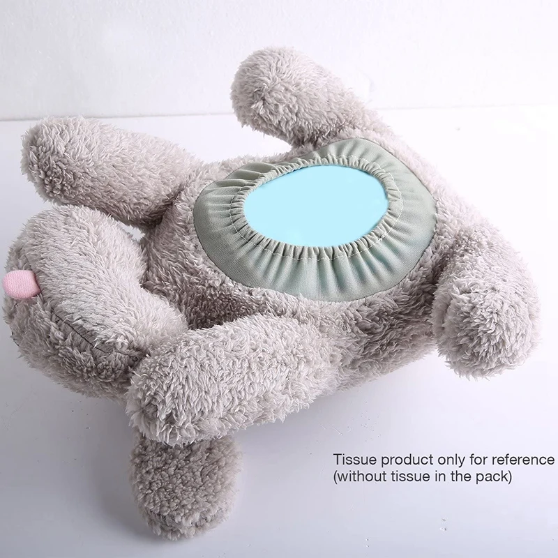 Plush Dog Toy Tissue Holder Cartoon Tissue Cover Paper Holder Napkin Box Paper Storage Box 5