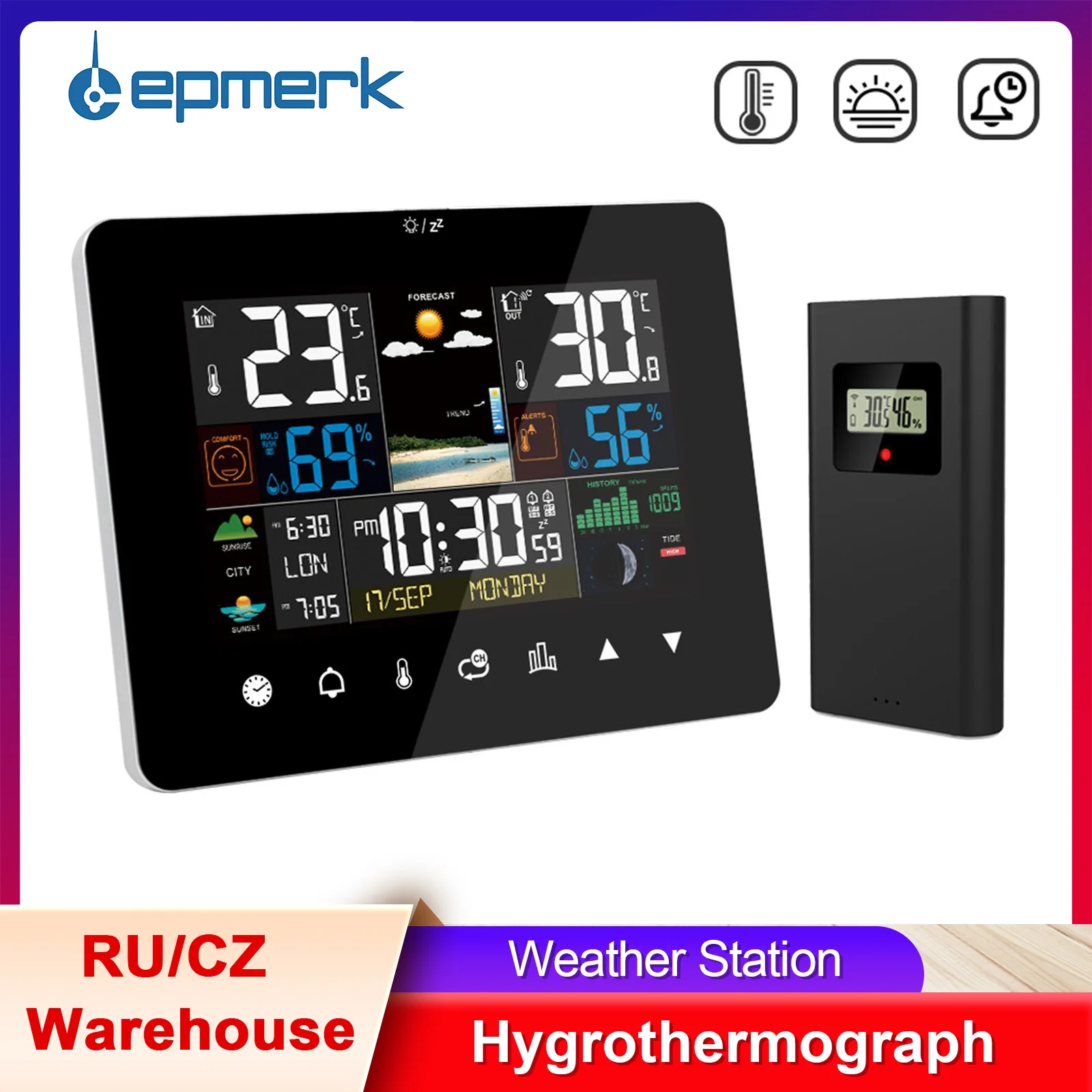 https://ae01.alicdn.com/kf/S5a11e8182b7b4affa0198a31a2752567s/Lepmerk-Weather-Station-Multi-function-Alarm-Clock-Thermometer-Hygrometer-Touch-Screen-Operation-with-Wireless-Outdoor-Sensor.jpg