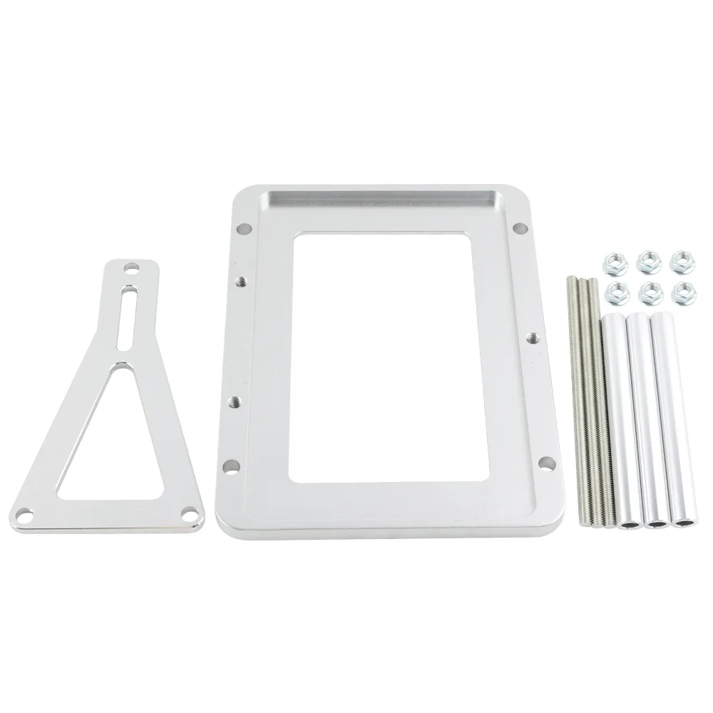 For Racing Battery Mount Universal Battery Tray Hold Down Trunk battery Relocation Box Billet Aluminum 551181