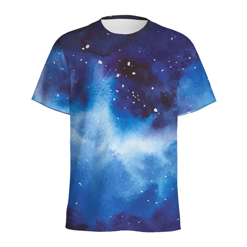 Lustiges Sternenhimmel-3D-Druck-Sport-T-Shirt für Herren, schnell trocknend, atmungsaktiv, für den Außenbereich, lässige Mode, lockeres Kurzarm-Oberteil, Kleidungstrend – Detail 13