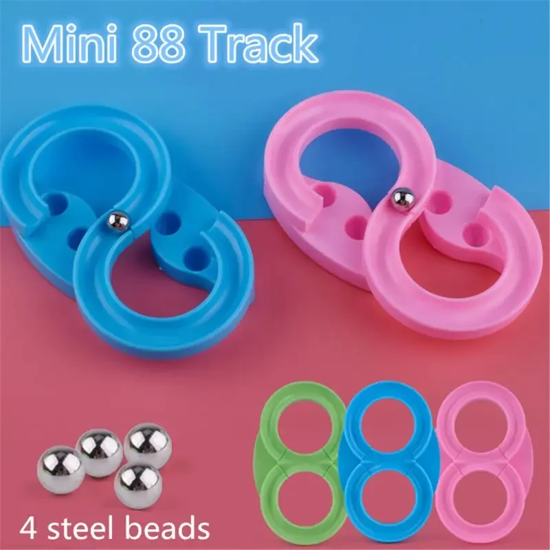 Handheld 88 Track Finger Toys Antistress Autisme Sensoriel Anxiety and Stress Relief ADHD Training Decompression Fidget Flexible fidget toys anti stress toys mini fingertip toy