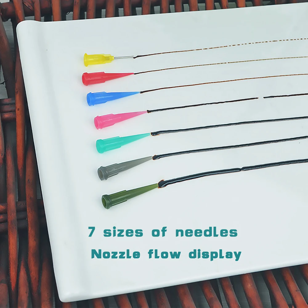 Polymer Clay Tools Pottery Tools Clay Sculpting Tools Pottery Sculpting Tools Clay Craft Tool 50ml Ceramic Art Squeeze Clay Bottle Multi-needle Point Line Texture Effect Creative Clay Decoration DIY Pottery Painting Tool