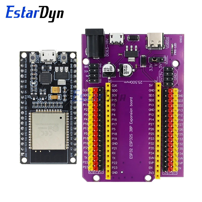 ตัวเลือกสินค้า บอร์ดพัฒนา ESP32 WiFi+Bluetooth สำหรับโปรเจกต์ IoT