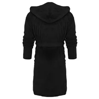 Newce Mens Soft Plush Fleece Hooded Bathrobe - Full Length Long Warm Robe for Regular&Big and Tall, Cozy Lounge Wear Bath robe 3