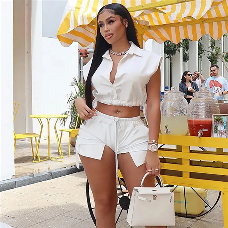 

Летняя Новинка Женская одежда рекомендуемый модный темпераментный нишевый дизайн шорты с эластичным поясом