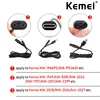 Original USB Power Charger Cable for Kemei 1986PG 1949 2028 2026 Professional Hair Clipper Hair Trimmer Machine Accessories 1