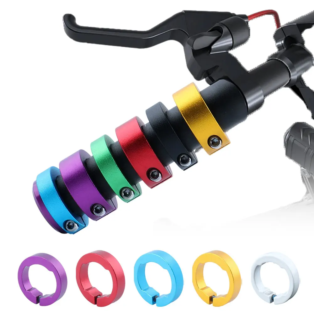 1Pc Bicycle Grips Lock Rings 8/12mm Aluminum Alloy End Ring Lock On MTB Mountain Road Bike Handlebar Parts Bicycle Accessories