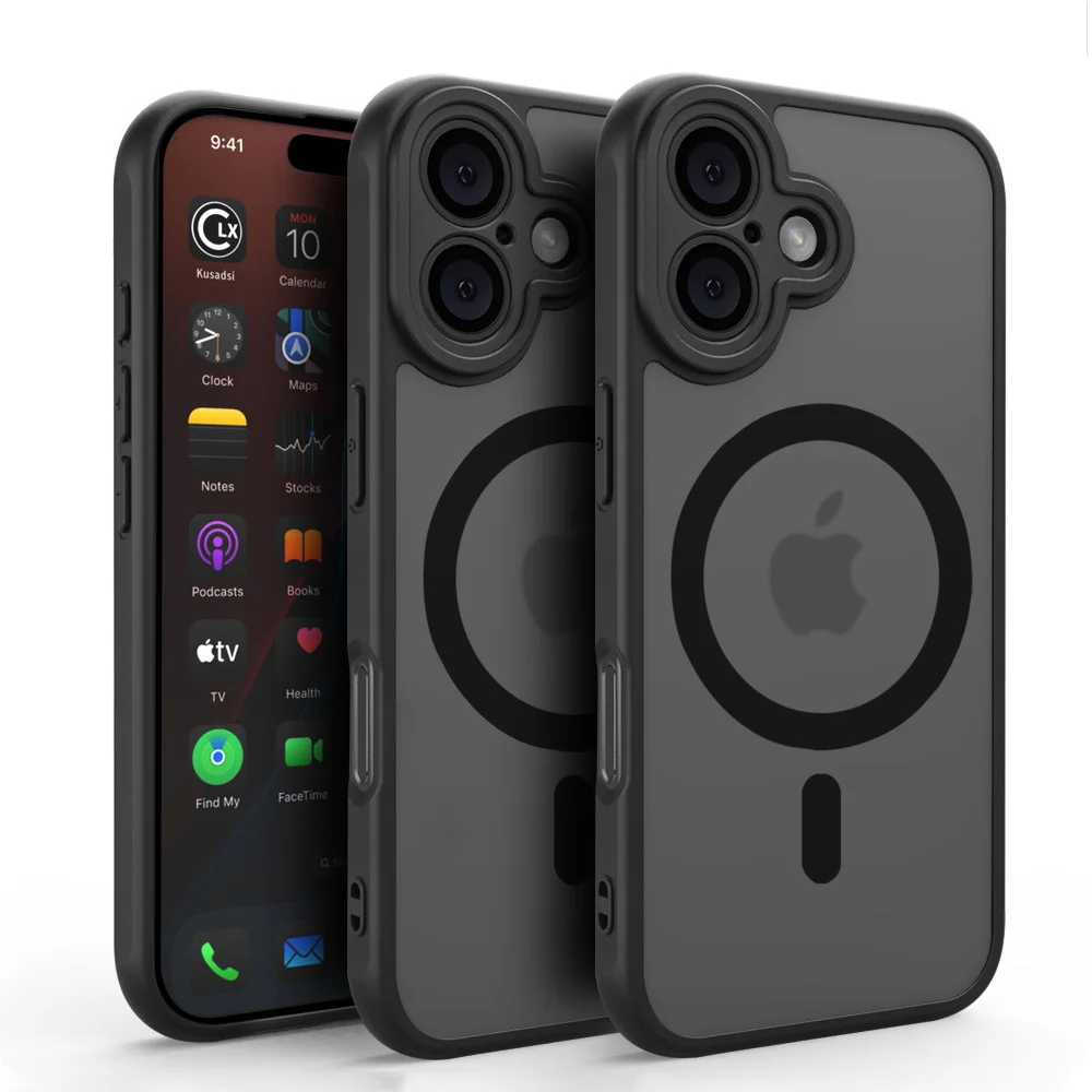 Luxury Shockproof Matte Transparent Hard Cover Shell