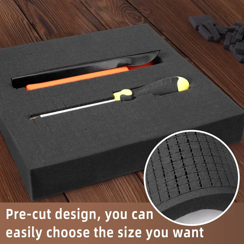 Foam Padding 4 Pcs Pick Apart Foam Insert 2 Size Pluck Pre-Cube Sheet ...