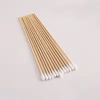 100/200Pcs Swabs 6'' Long Wood Handle Sturdy Cotton Applicator Swab Q-tip Drop Shipping 2