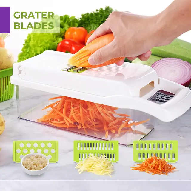 Vegetable Chopper,Senbowe Multifunctional 13-in-1 Food Choppers