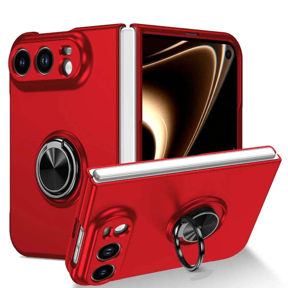 Premium Ultra-Thin Magnetic Ring Kickstand Armor Phone Case - Shockproof & Anti-Scratch Protector