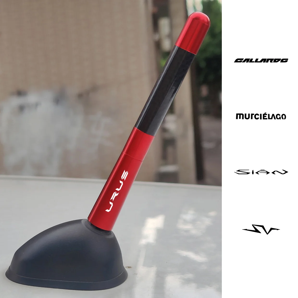 Antenna Per Auto Auto In Fibra Di Carbonio Radio Accessori Per Auto Aerea Per Lamborghini Diablo Essenza Gallardo Spyder Huracan Evo Spyder Sian