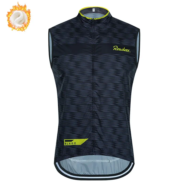 Winter Cycling Sports Vest Winter Outdoor Mountain Bike Riding Warm Sleeveless Cycling Vests Thermal Fleece Cycling Jerseys