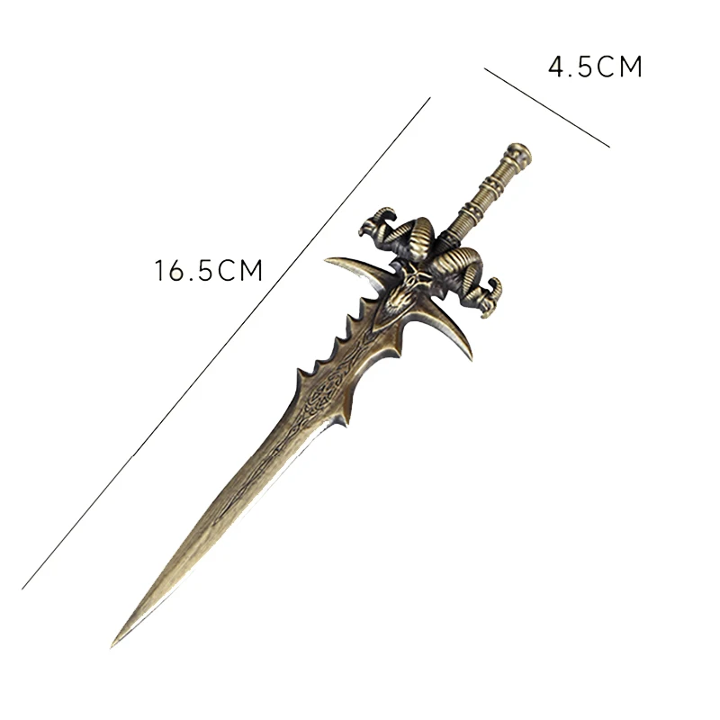 1PCS Goat Sword Zinc Alloy Letter Opener Mini Portalble Utility Knife Cutter Envelope Opener Mail Knife School Office Supplies images - 6