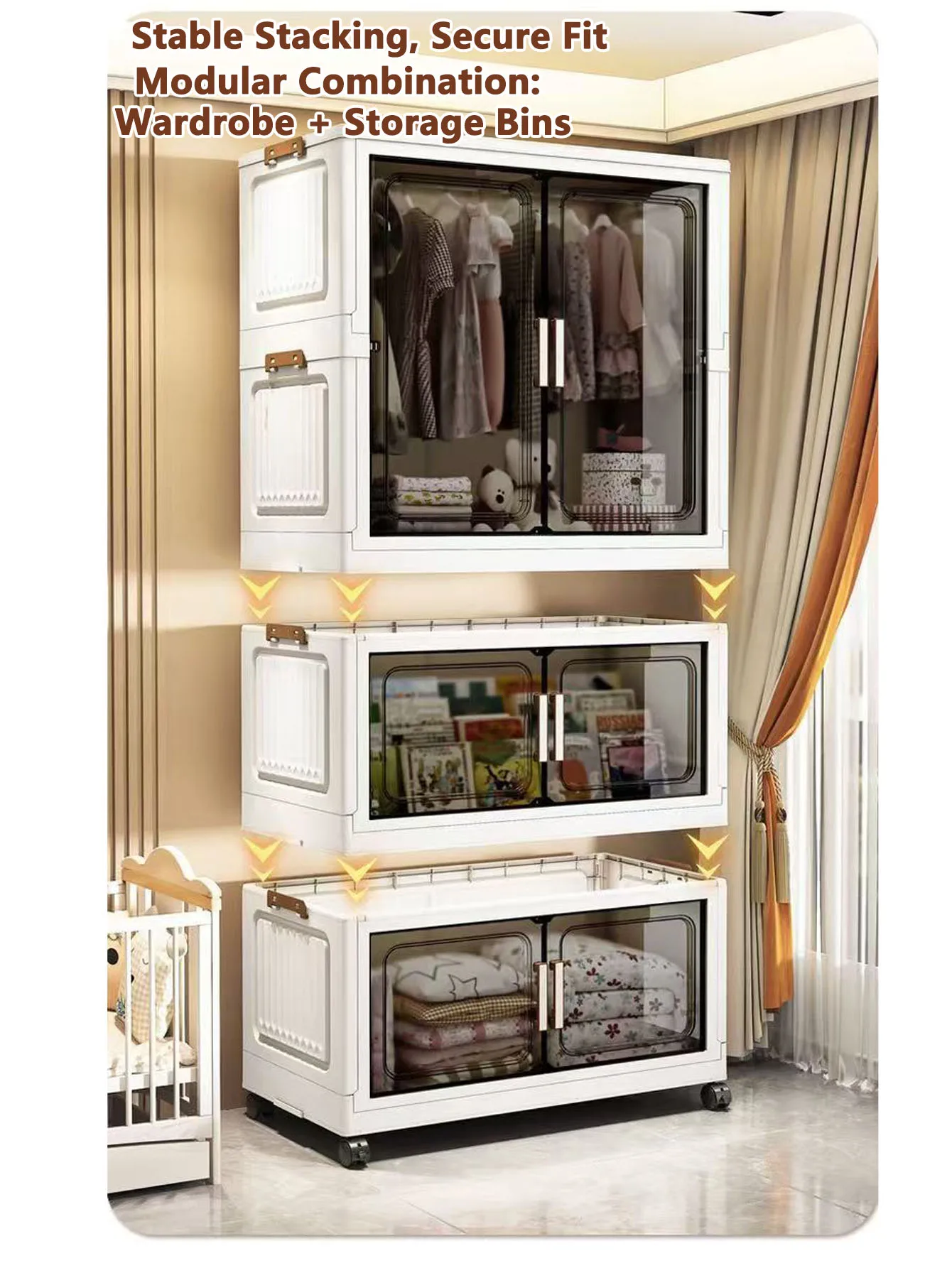 Storage Cabinet Folding Storage Box Home Living Room Toy Cabinet Storage Rack Snack Cabinet Installation Free Kitchen Storage Cabinet  Folding Storage Cabinet Organizer