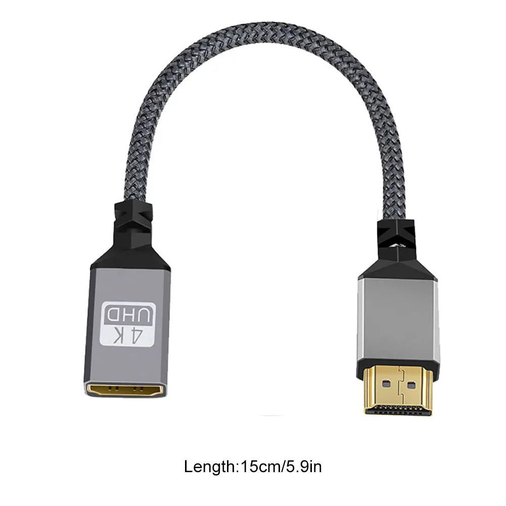 HDTV Ϸ 극̵ ̺, HDMI ȣȯ -  ̾ ڵ, 15cm, 4K, 60Hz, 18 Gbps, ͽټ
