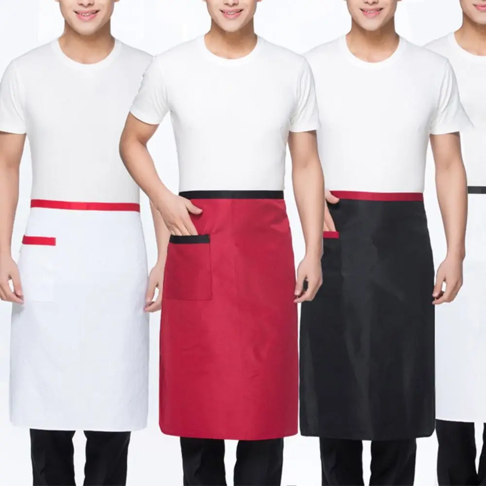 Grembiule Da Cucina A Metà Corpo Accessori Da Cucina Grembiule Da Coppia Resistente All'Abrasione Per Uso Domestico Con Tasca Piccola Abbigliamento Da