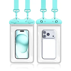 Waterproof Phone Pouch with Lanyard - Universal Swimming and Dry Bag (1PCS)