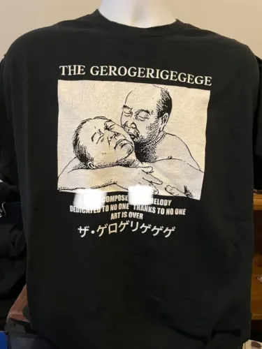 Рубашка Gerogerigegege среднего размера, жесткий шум, электроника, длинные или Короткие рукава