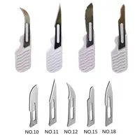 Mini Short Handle No.10/11/12/15 Scalpel Surgical Sharp Portable Knife Blades For Plant Repair DIY Carving Unpacking Tool 1