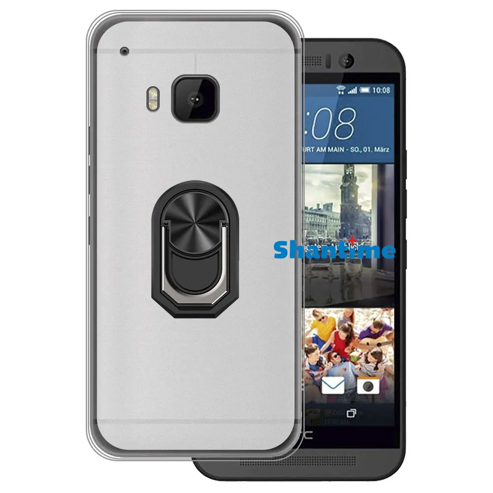 Supporto Ad Anello Antiurto Di Lusso Per Htc One M9 Custodia Morbida In Silicone Tpu Custodia Protettiva Per Htc M9 Htc One Hima