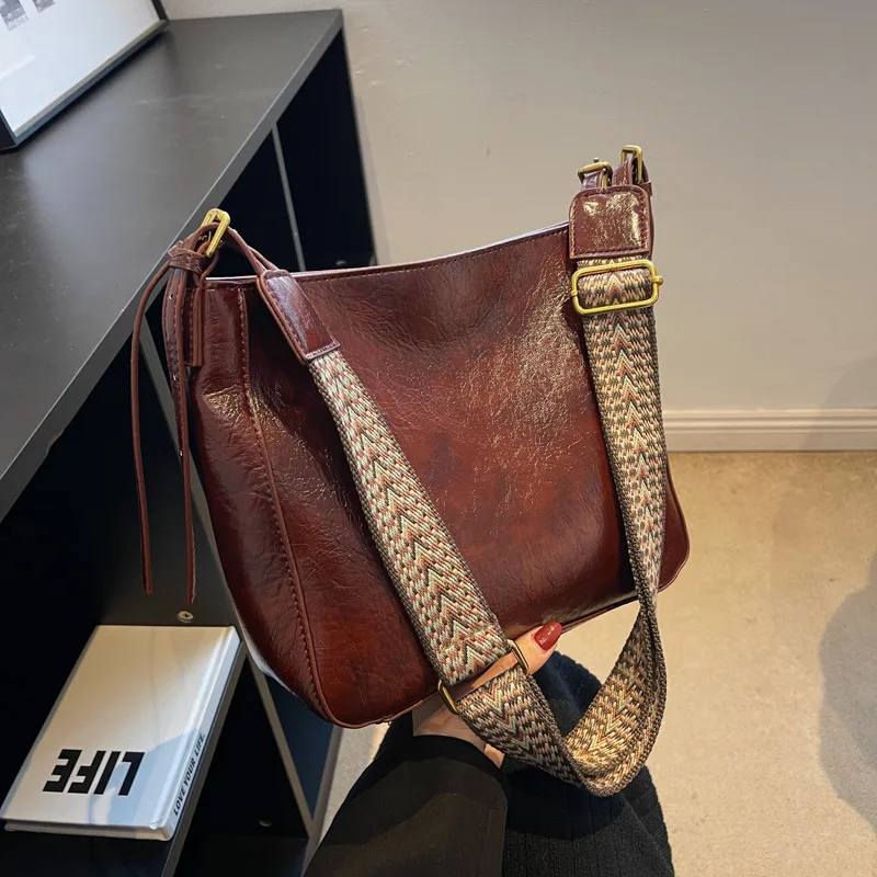 Women's Large Capacity All-Match Bag Tote Crossbody Bag